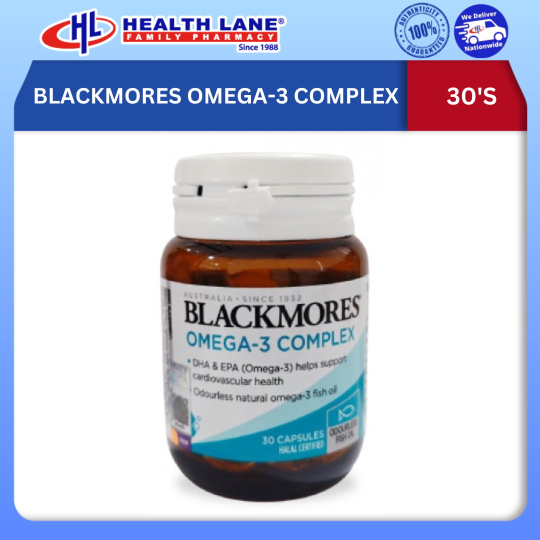  BLACKMORES OMEGA-3 COMPLEX 30'S